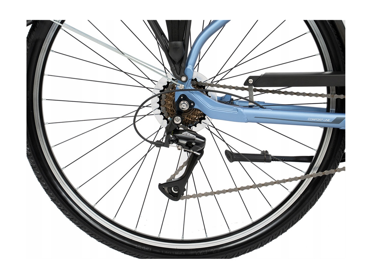 ROWER TREKKINGOWY ROMET GAZELA 3 RAMA 19 KOŁA 28 ACERA 3X7 NIEBIESKI