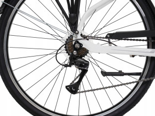 ROWER TREKKINGOWY ROMET GAZELA 3 RAMA 19 KOŁA 28 SHIMANO ACERA 3X7 BIAŁY
