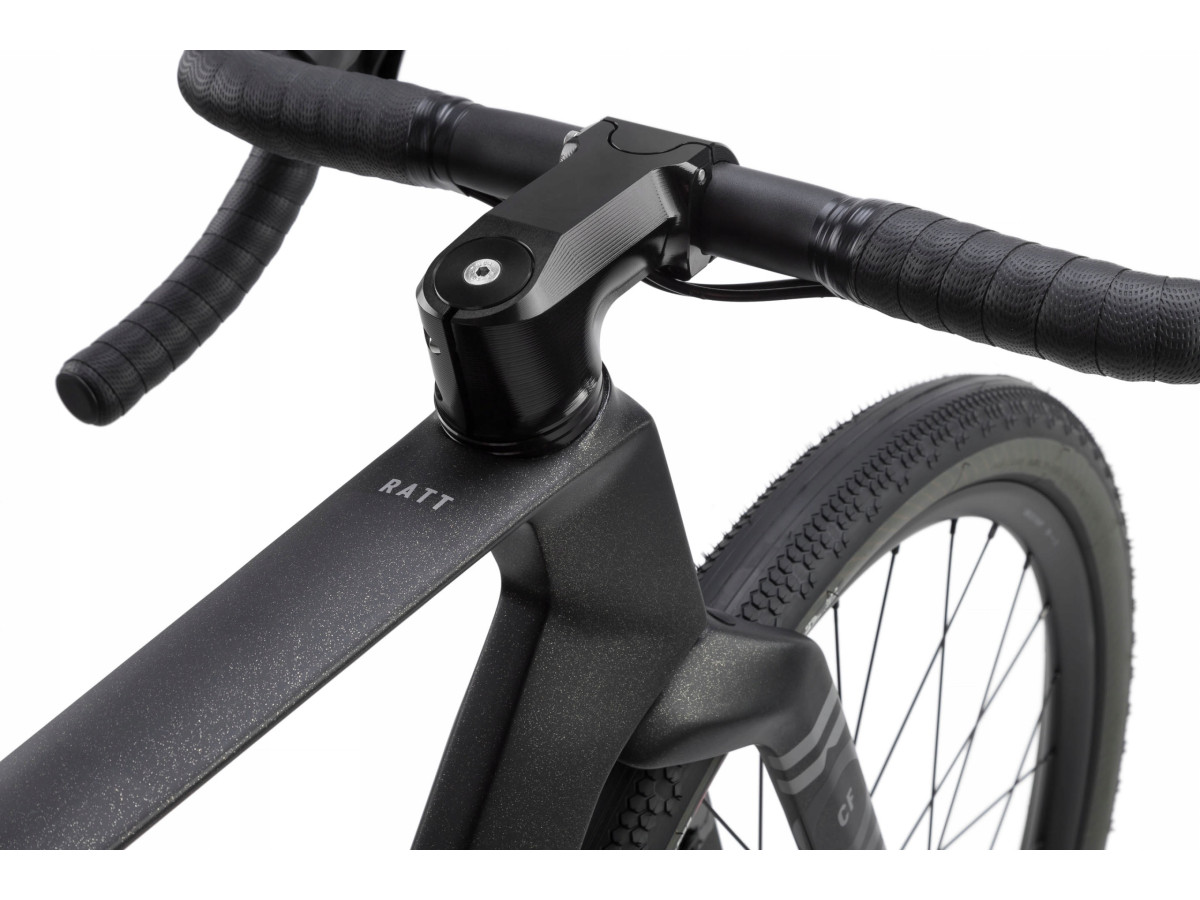 ROWER GRAVEL RONDO RATT CF2 RAMA L CARBON TWINTIP GRX 2X10 BLACK/SILVER