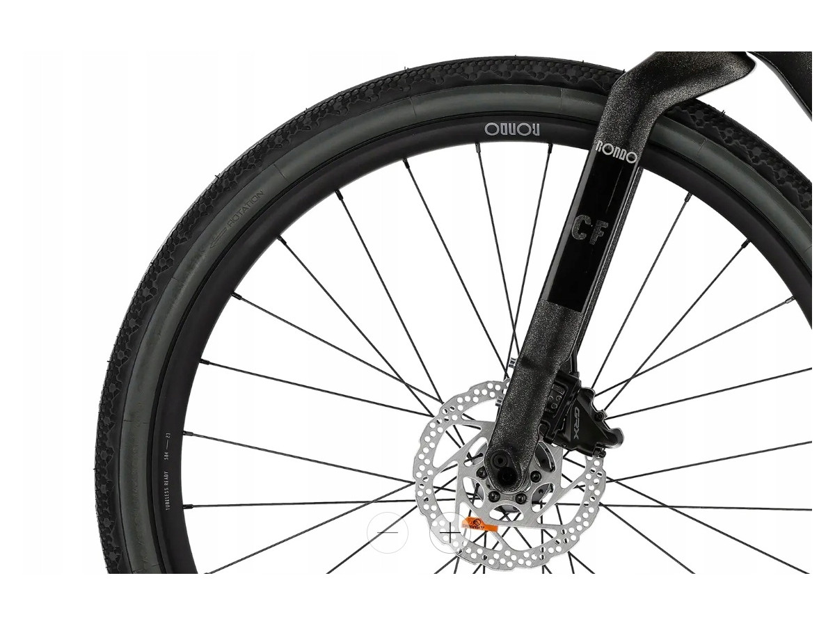 ROWER GRAVEL RONDO RATT CF2 RAMA L CARBON TWINTIP GRX 2X10 BLACK/SILVER