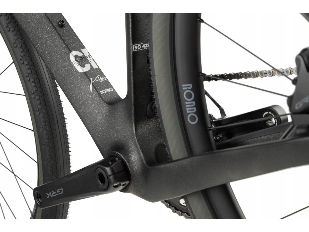 ROWER GRAVEL RONDO RATT CF2 RAMA L CARBON TWINTIP GRX 2X10 BLACK/SILVER