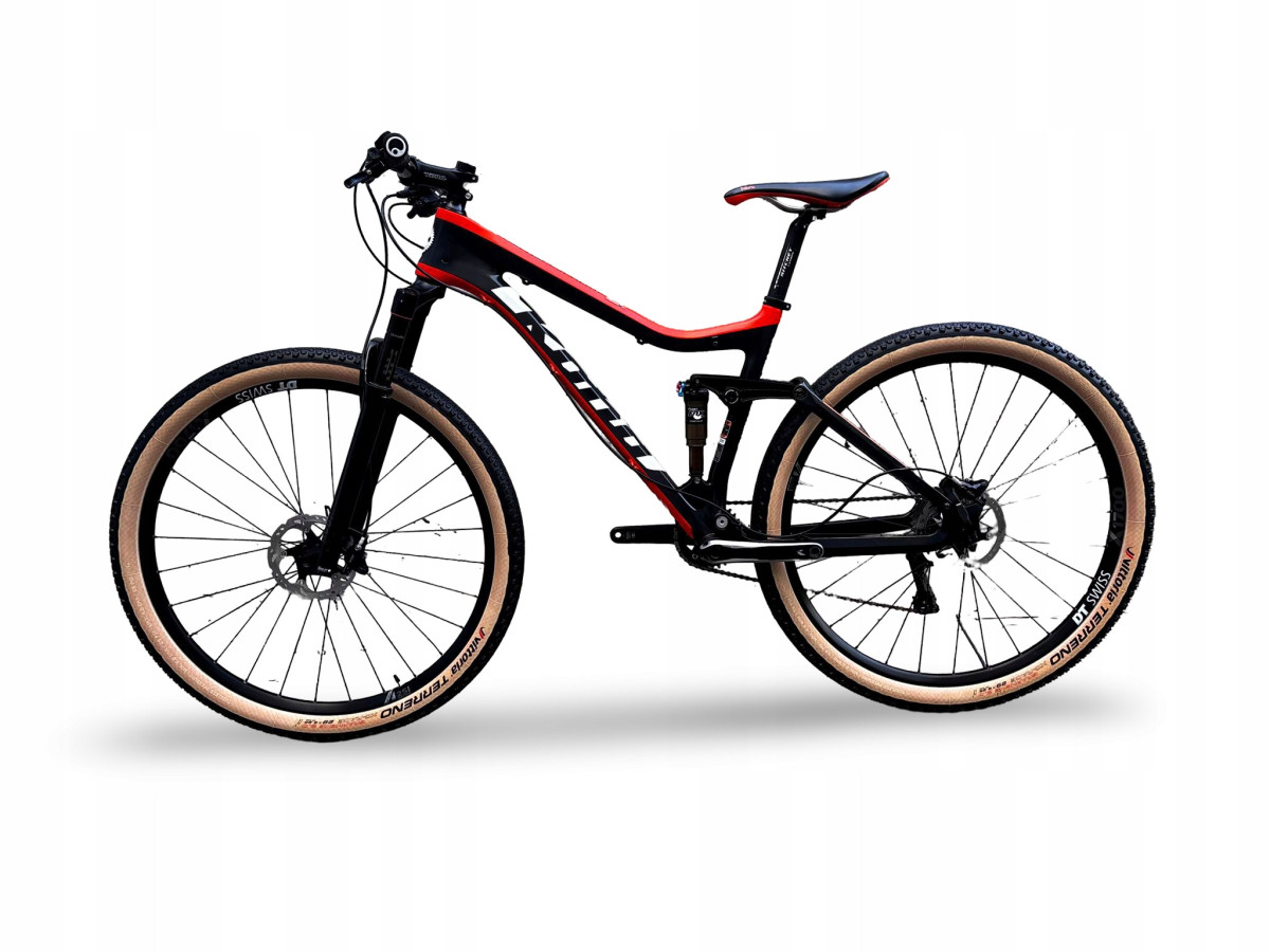 ROWER MTB FULL CARBON KONA HEI HEI SUPREME RAMA 18" XT 1X11 FOX ROCK SHOX