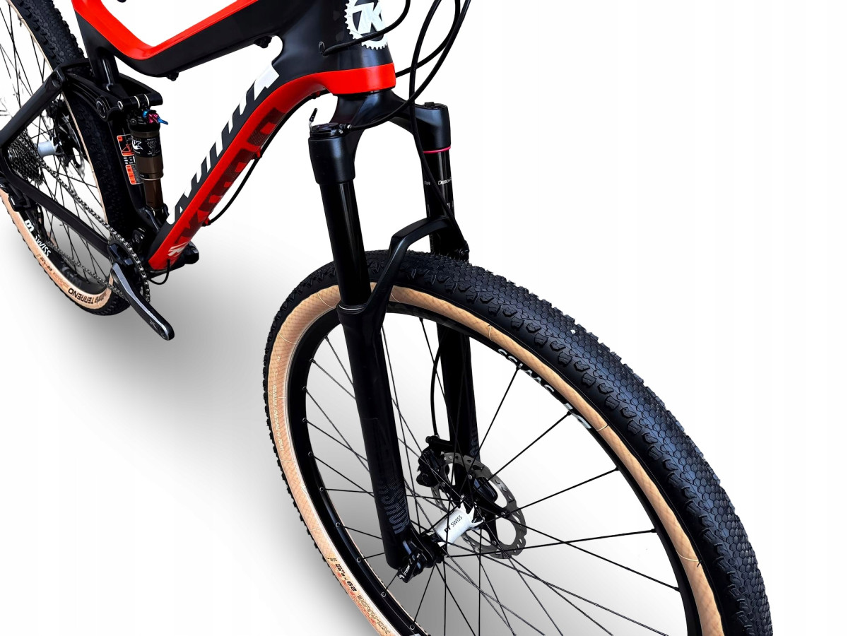 ROWER MTB FULL CARBON KONA HEI HEI SUPREME RAMA 18" XT 1X11 FOX ROCK SHOX