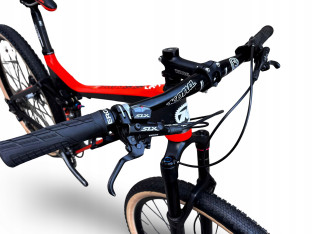 ROWER MTB FULL CARBON KONA HEI HEI SUPREME RAMA 18" XT 1X11 FOX ROCK SHOX