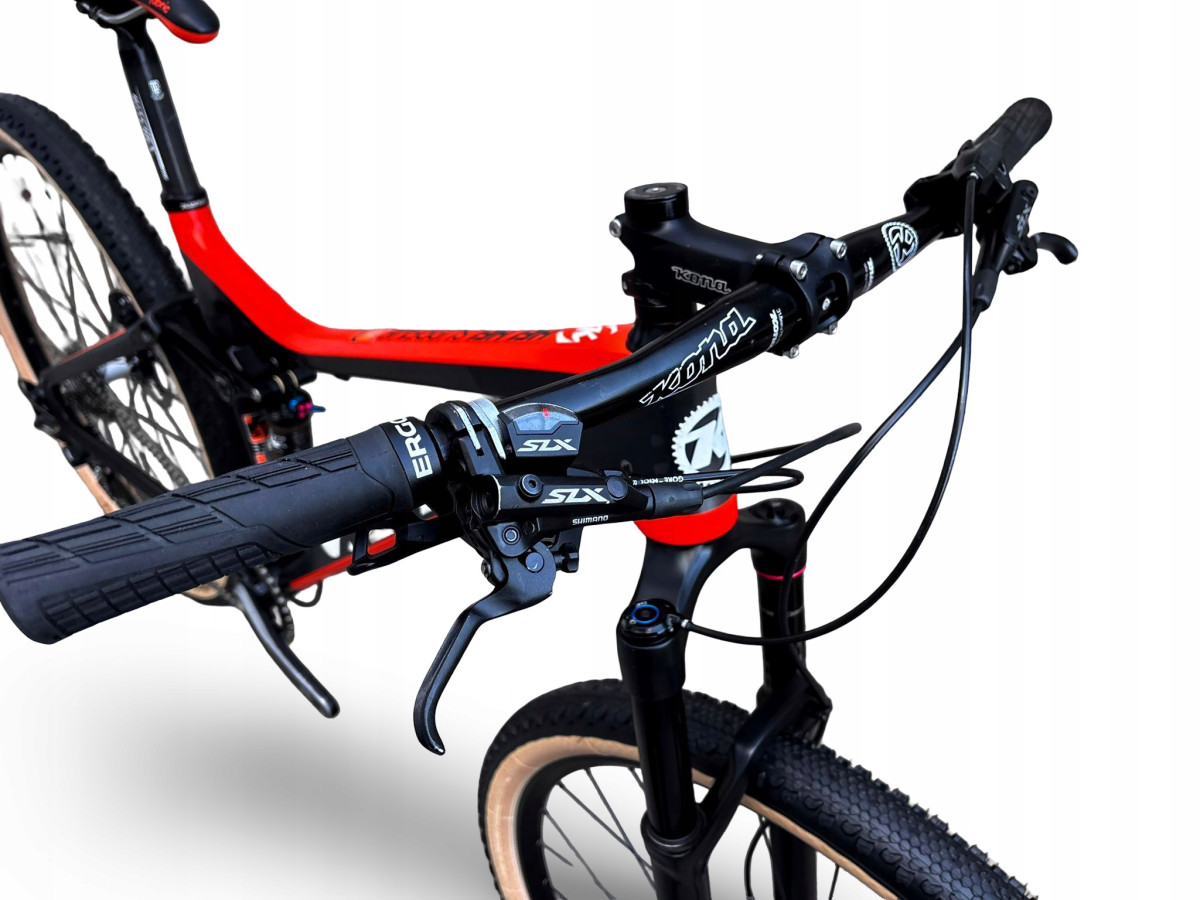 ROWER MTB FULL CARBON KONA HEI HEI SUPREME RAMA 18" XT 1X11 FOX ROCK SHOX