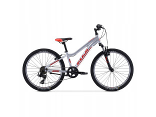 ROWER DZIECIĘCY FUJI DYNAMITE 24 SPORT RAMA 12" SHIMANO TOURNEY 1X7 SILVER