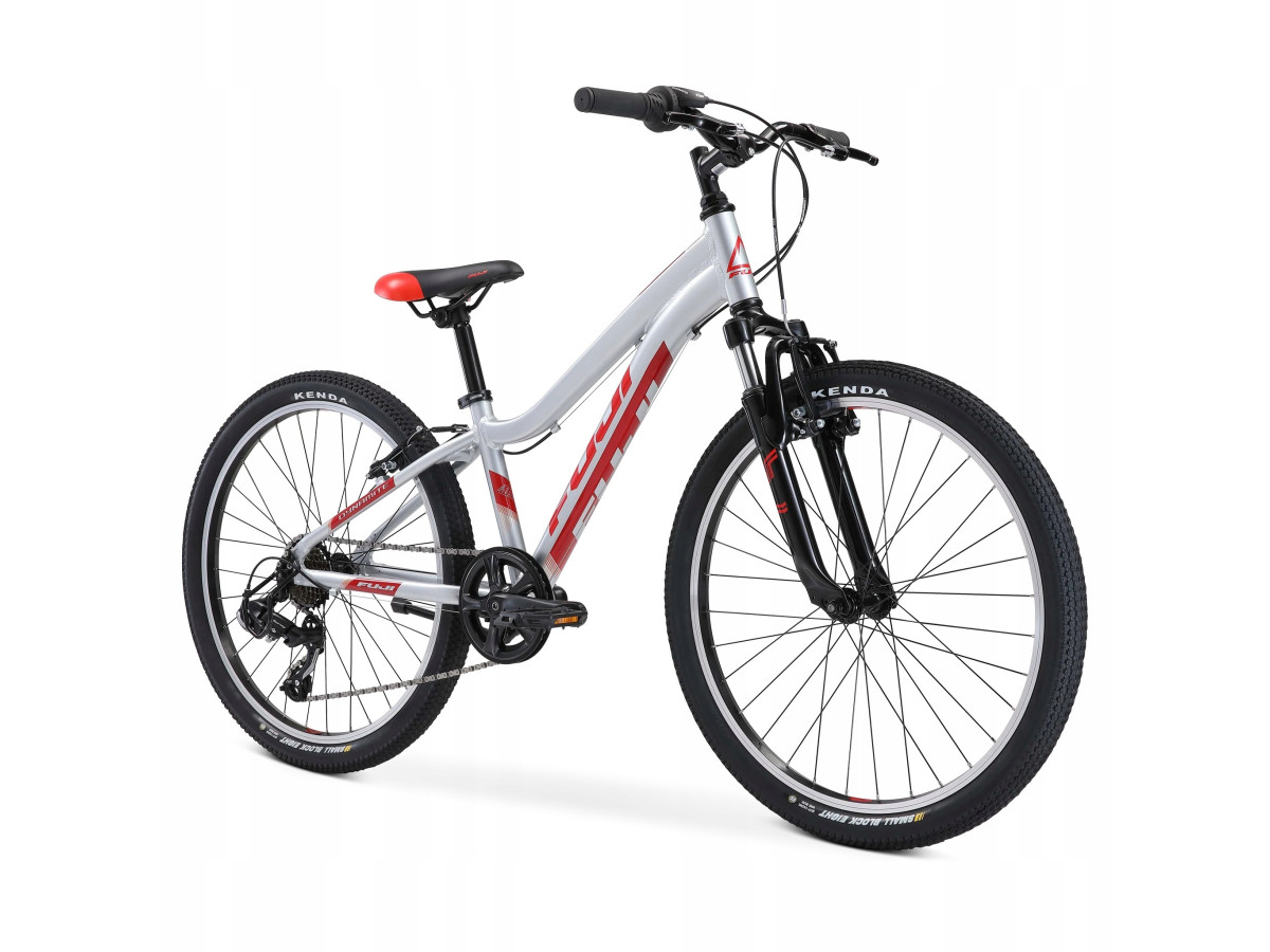 ROWER DZIECIĘCY FUJI DYNAMITE 24 SPORT RAMA 12" SHIMANO TOURNEY 1X7 SILVER