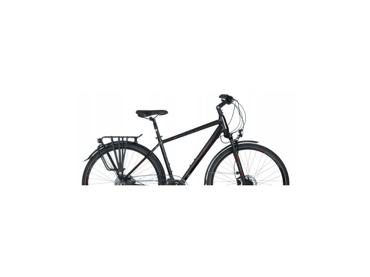 ROWER TREKKINGOWY TABOU KINETIC 6.0 RAMA 19 SUNTOUR AIR DEORE 3X10 BLCK/RED
