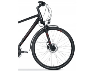 ROWER TREKKINGOWY TABOU KINETIC 6.0 RAMA 19 SUNTOUR AIR DEORE 3X10 BLCK/RED