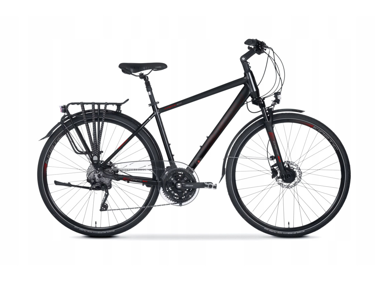 ROWER TREKKINGOWY TABOU KINETIC 6.0 RAMA 19 SUNTOUR AIR DEORE 3X10 BLCK/RED
