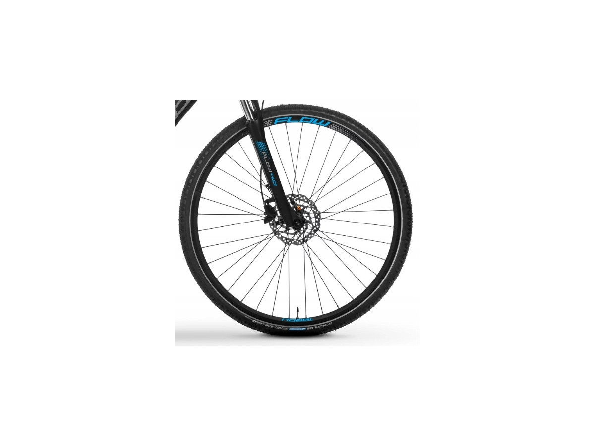 ROWER CROSSOWY TABOU FLOW 4.0 RAMA 21" ALIVIO 3X9 HYDRAULIKA BLACK/BLUE