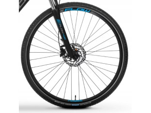 ROWER CROSSOWY TABOU FLOW 4.0 RAMA 21" ALIVIO 3X9 HYDRAULIKA BLACK/BLUE