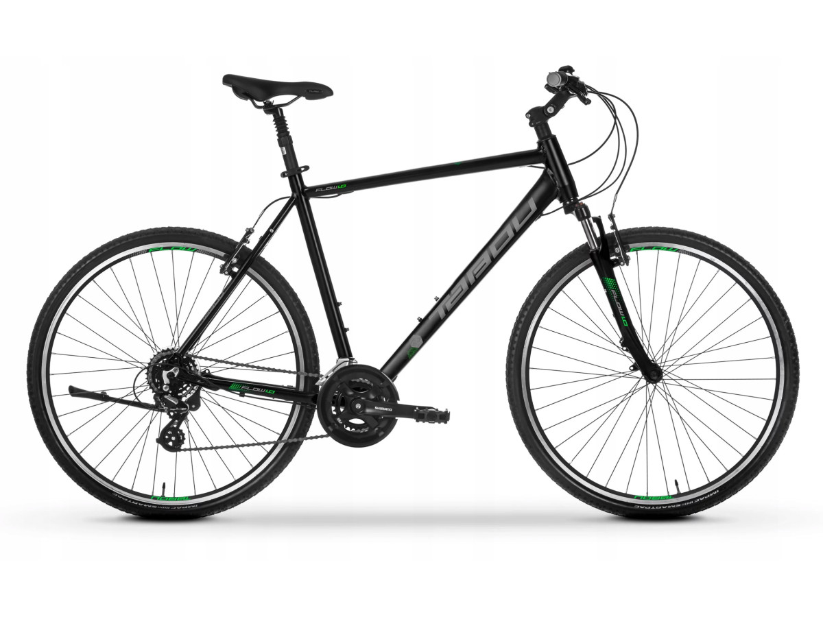 ROWER CROSSOWY TABOU FLOW 1.0 RAMA 19" SHIMANO ALTUS 2X7 BLACK/GREEN
