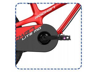 ROWER DZIECIĘCY TABOU ROCKET LITE MG KOŁA 18" ULTRALEKKI 7KG CZERWONY