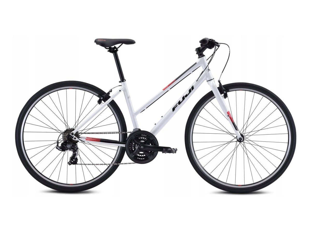 ROWER CROSSOWY FUJI ABSOLUTE 2.1 ST RAMA 19 SHIMANO 3X7 11,9KG PEARL WHITE