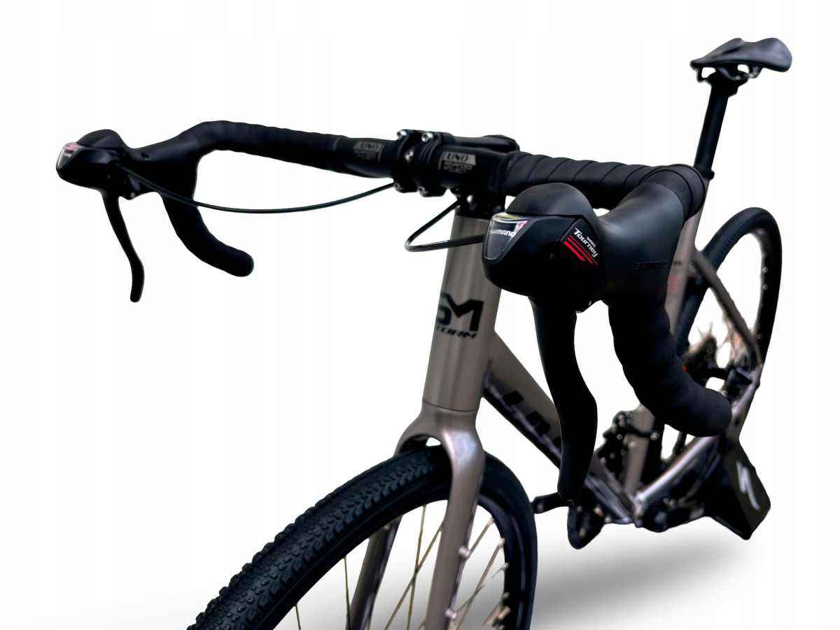 ROWER GRAVEL STORM FOCUS 28 1.0 RAMA 58CM SHIMANO 2X7 TARCZE SZARY/CZARNY