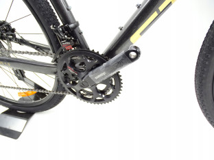 ROWER GRAVEL STORM FOCUS 28 1.0 RAMA 54CM SHIMANO 2X7 TARCZE GRAFIT/ZŁOTY