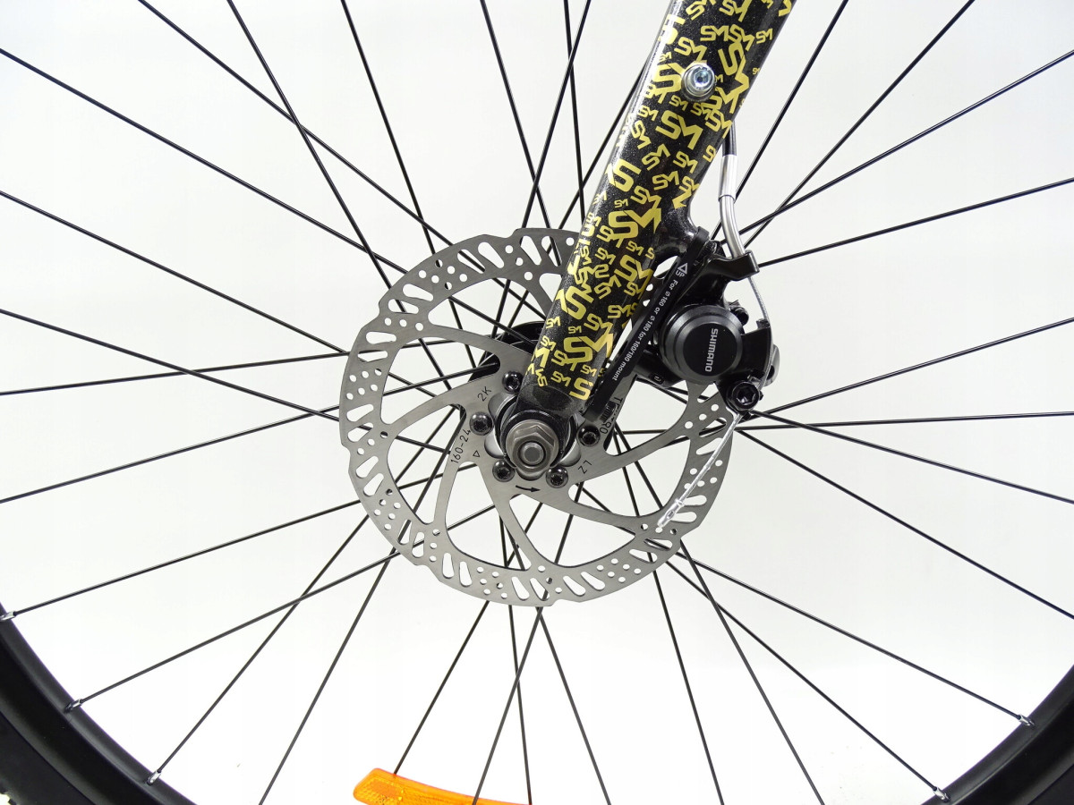ROWER GRAVEL STORM FOCUS 28 1.0 RAMA 54CM SHIMANO 2X7 TARCZE GRAFIT/ZŁOTY