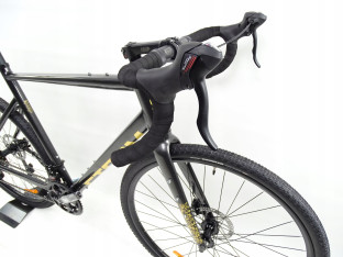 ROWER GRAVEL STORM FOCUS 28 1.0 RAMA 54CM SHIMANO 2X7 TARCZE GRAFIT/ZŁOTY