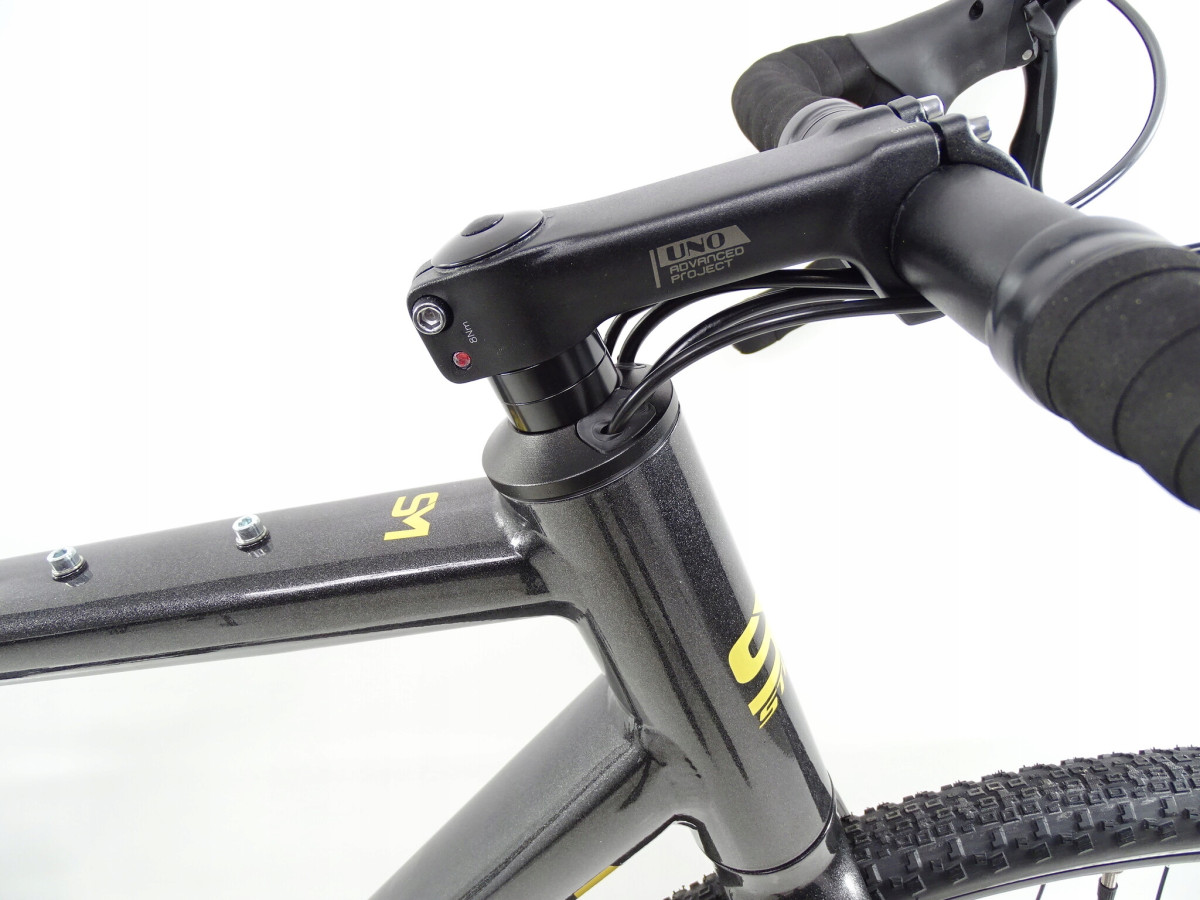 ROWER GRAVEL STORM FOCUS 28 1.0 RAMA 54CM SHIMANO 2X7 TARCZE GRAFIT/ZŁOTY