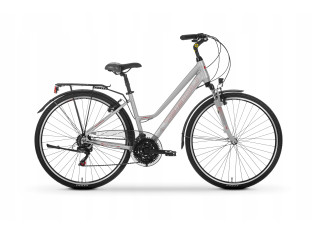 ROWER TREKKINGOWY TABOU KINETIC 1.0 W RAMA 19 SHIMANO 3X6 LUNAR/CHERRY