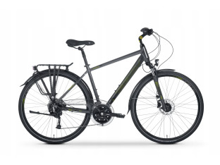 ROWER TREKKINGOWY TABOU KINETIC 4.0 RAMA 23 ALIVIO 2X9 HYDRAULIKA GRAY/LIME