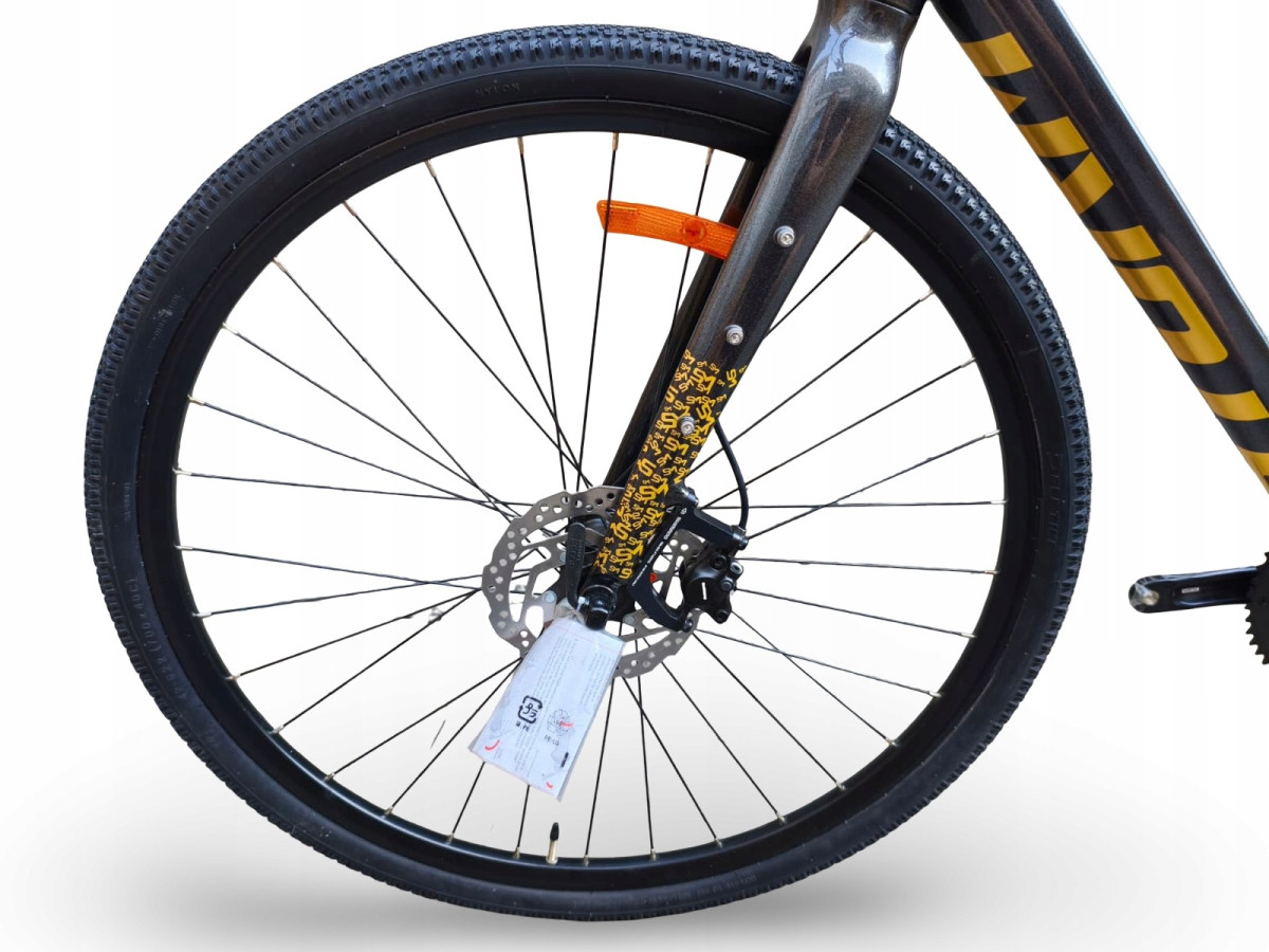 ROWER FITNESS GRAVEL STORM FOCUS 1.0 FLATBAR 58CM GRAFIT ZŁOTY HYDRAULIKA