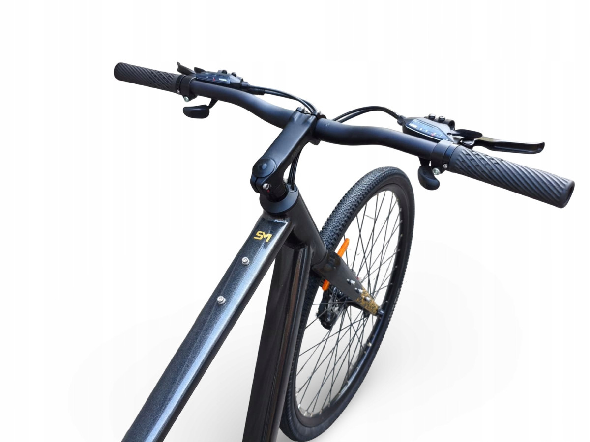 ROWER FITNESS GRAVEL STORM FOCUS 1.0 FLATBAR 58CM GRAFIT ZŁOTY HYDRAULIKA
