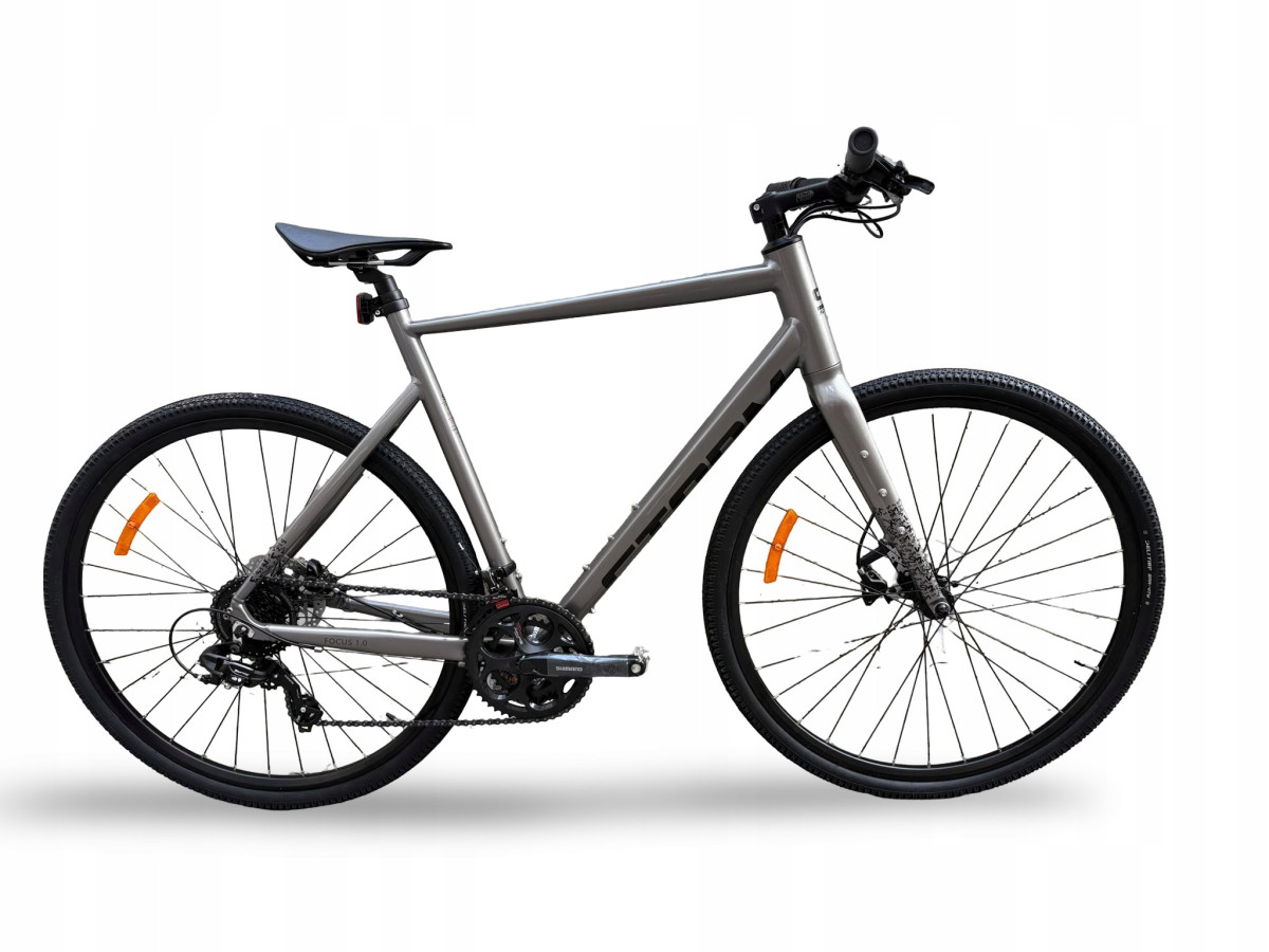 ROWER FITNESS GRAVEL STORM FOCUS 1.0 FLATBAR 58CM GREY BLACK HYDRAULIKA