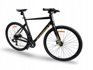 ROWER FITNESS GRAVEL STORM FOCUS 1.0 FLATBAR 56CM BLACK GOLD HYDRAULIKA