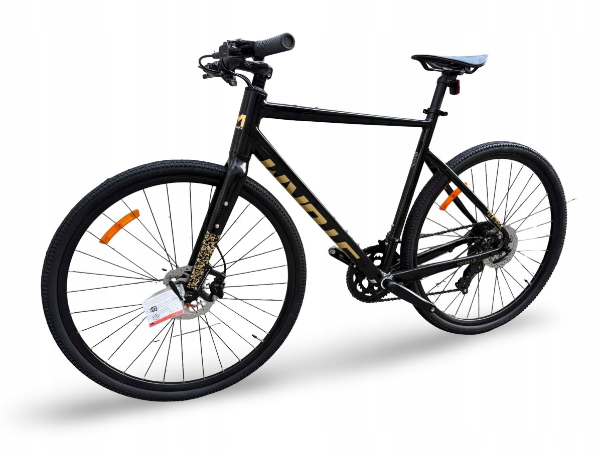 ROWER FITNESS GRAVEL STORM FOCUS 1.0 FLATBAR 56CM BLACK GOLD HYDRAULIKA