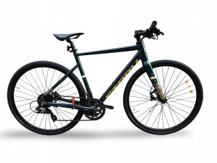 ROWER FITNESS GRAVEL STORM FOCUS 1.0 FLATBAR 54CM GREEN GOLD HYDRAULIKA