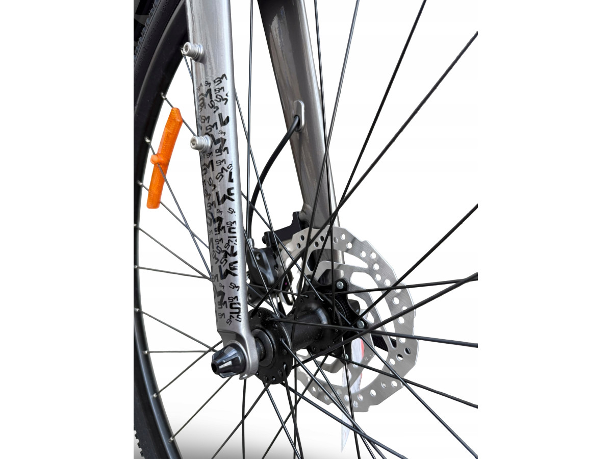 ROWER FITNESS GRAVEL STORM FOCUS 1.0 FLATBAR 58CM GREY BLACK HYDRAULIKA