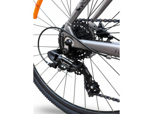 ROWER FITNESS GRAVEL STORM FOCUS 1.0 FLATBAR 58CM GREY BLACK HYDRAULIKA
