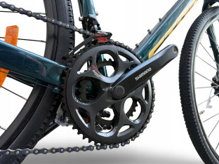 ROWER FITNESS GRAVEL STORM FOCUS 1.0 FLATBAR 54CM GREEN GOLD HYDRAULIKA