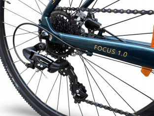 ROWER FITNESS GRAVEL STORM FOCUS 1.0 FLATBAR 54CM GREEN GOLD HYDRAULIKA