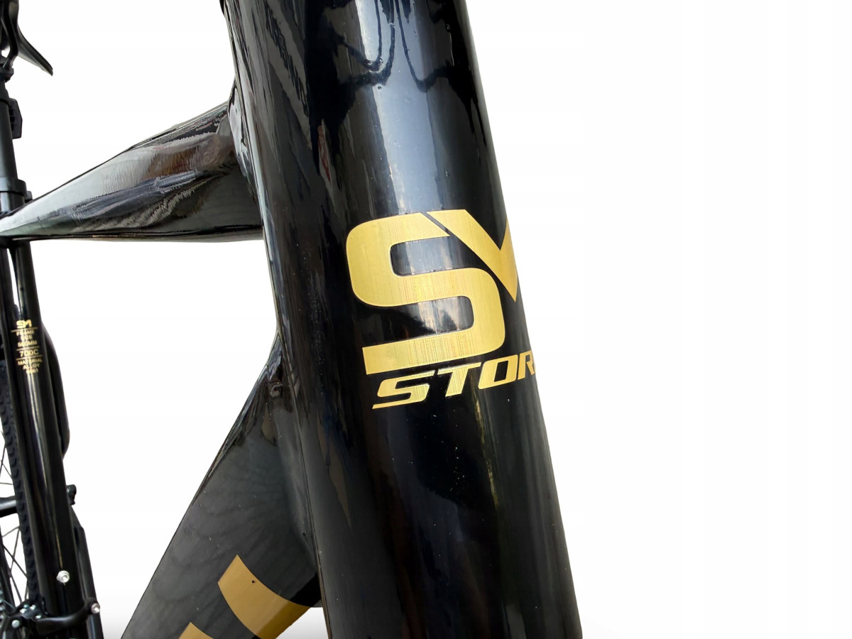 ROWER FITNESS GRAVEL STORM FOCUS 1.0 FLATBAR 56CM BLACK GOLD HYDRAULIKA