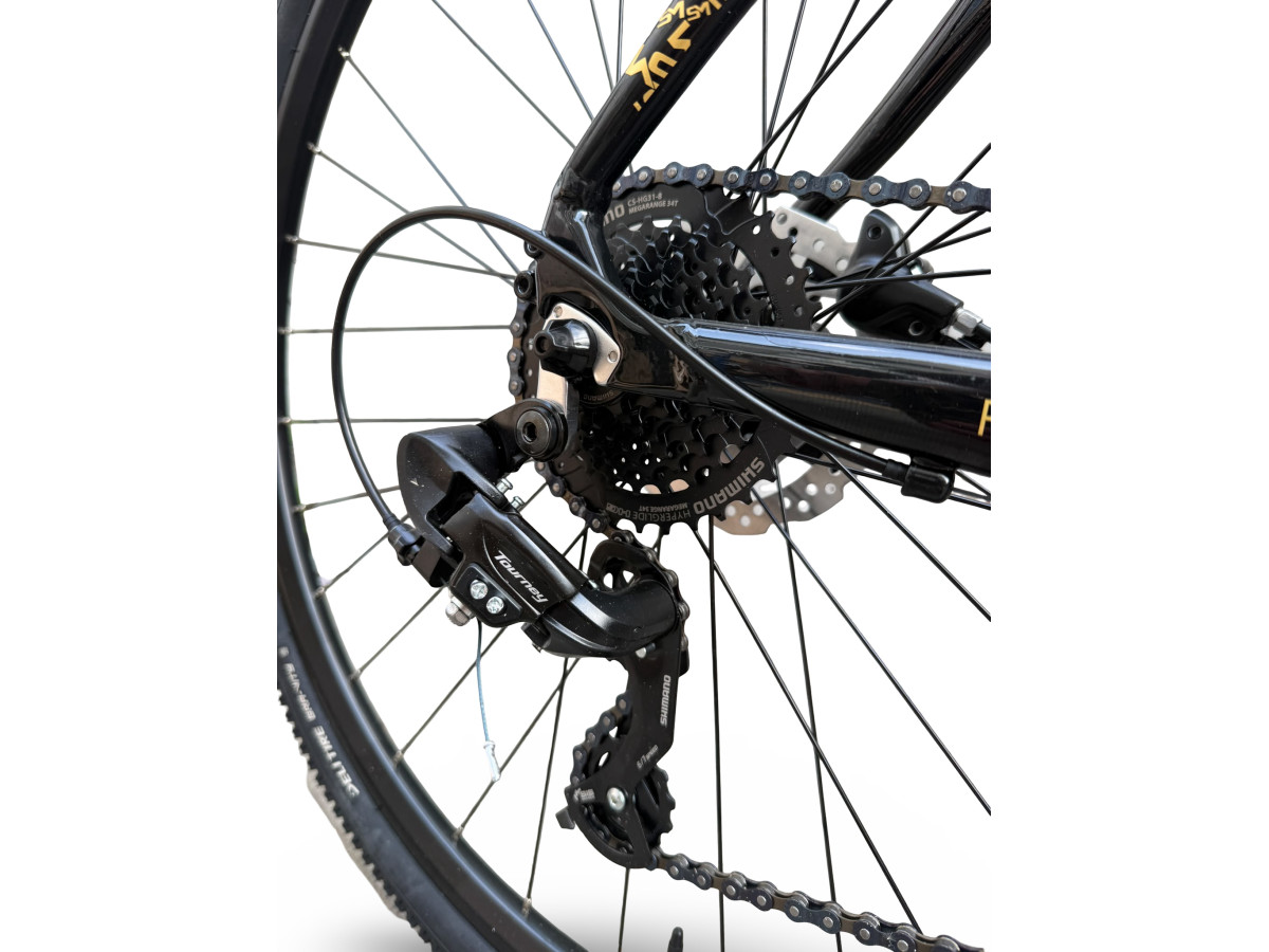 ROWER FITNESS GRAVEL STORM FOCUS 1.0 FLATBAR 56CM BLACK GOLD HYDRAULIKA