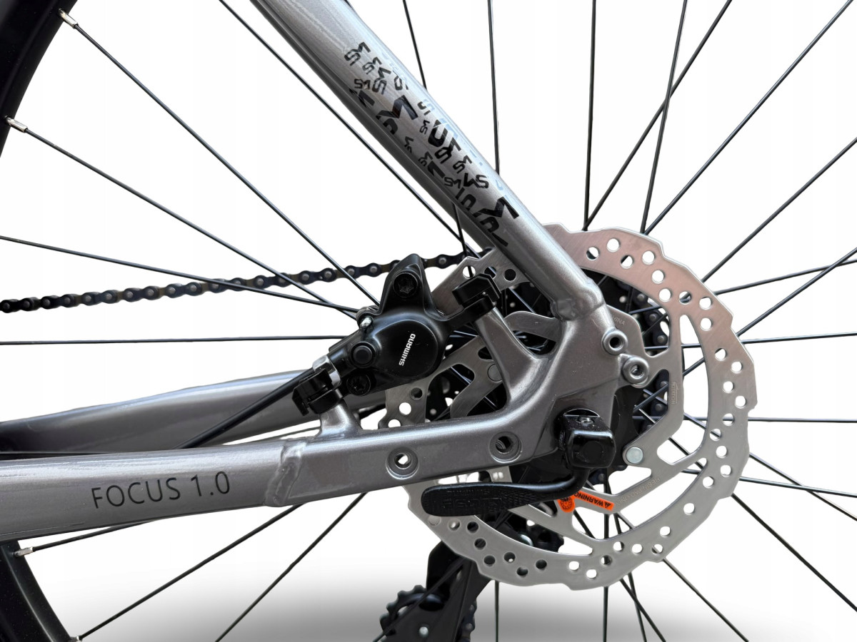 ROWER FITNESS GRAVEL STORM FOCUS 1.0 FLATBAR 58CM GREY BLACK HYDRAULIKA