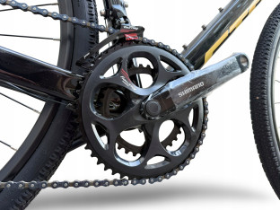 ROWER FITNESS GRAVEL STORM FOCUS 1.0 FLATBAR 56CM BLACK GOLD HYDRAULIKA