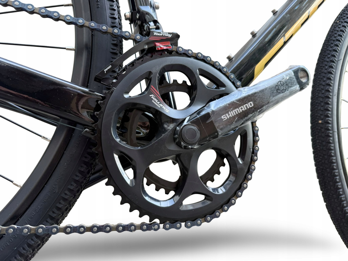 ROWER FITNESS GRAVEL STORM FOCUS 1.0 FLATBAR 56CM BLACK GOLD HYDRAULIKA