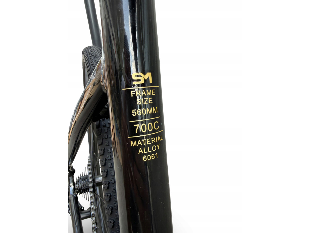 ROWER FITNESS GRAVEL STORM FOCUS 1.0 FLATBAR 56CM BLACK GOLD HYDRAULIKA