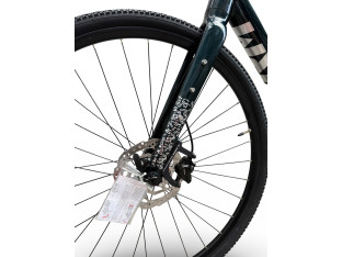 ROWER FITNESS GRAVEL STORM FOCUS 1.0 FLATBAR 56CM GREEN SILVER HYDRAULIKA
