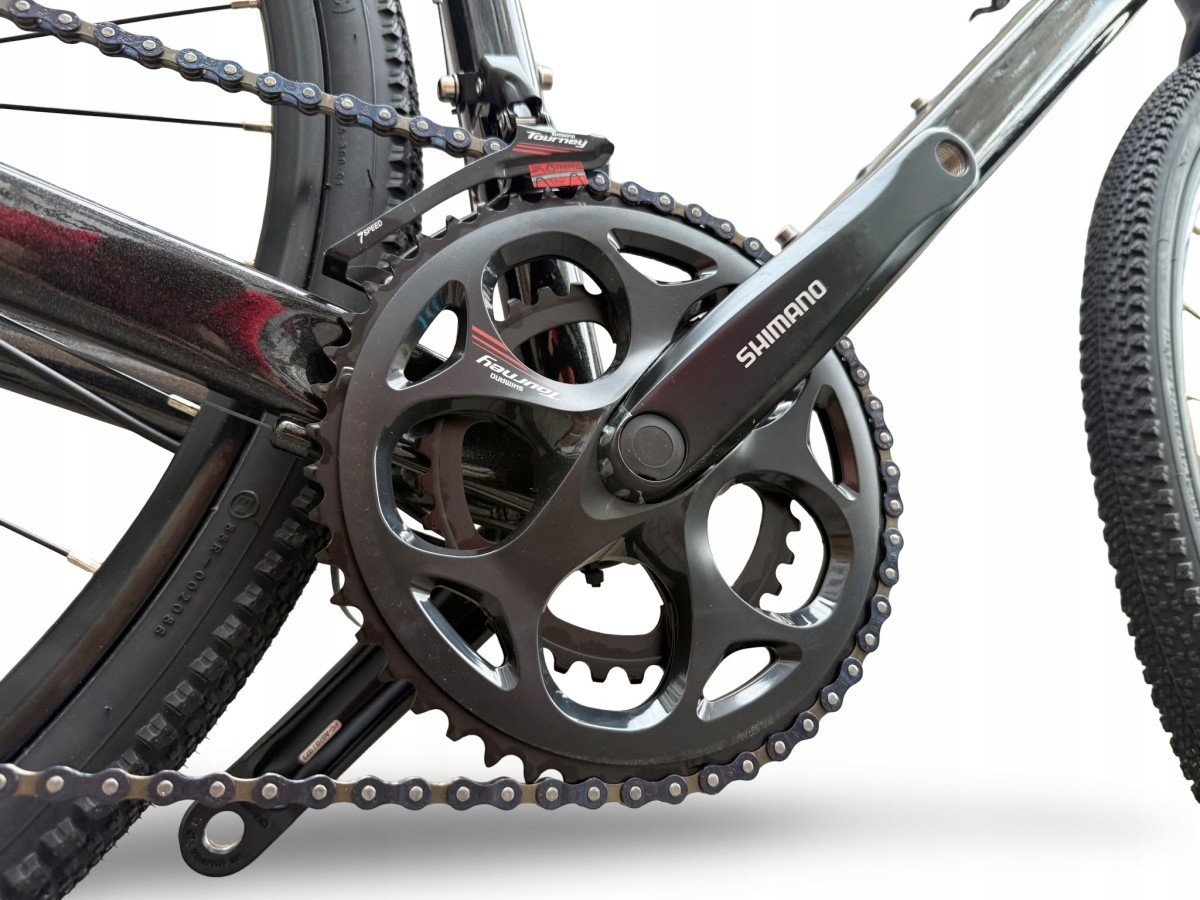 ROWER FITNESS GRAVEL STORM FOCUS 1.0 FLATBAR RAMA 54CM GRAFIT HYDRAULIKA