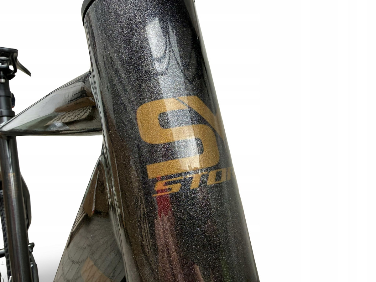 ROWER FITNESS GRAVEL STORM FOCUS 1.0 FLATBAR RAMA 54CM GREY GOLD HYDRAULIKA