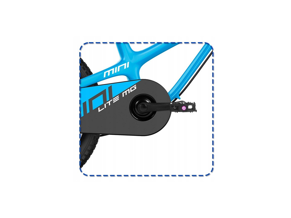 ROWER DZIECIĘCY TABOU MINI LITE 14" MAGNEZOWY ULTRALEKKI 6 KG NIEBIESKI