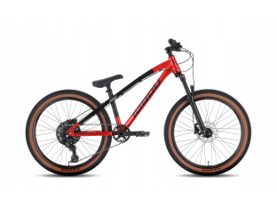 ROWER DIRT TABOU STUNT 24 JR HYDRAULIKA SHIMANO AIR SUSPENSION RED/BLACK