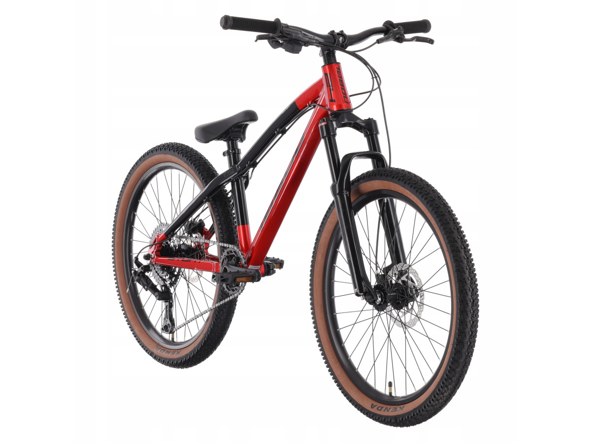 ROWER DIRT TABOU STUNT 24 JR HYDRAULIKA SHIMANO AIR SUSPENSION RED/BLACK