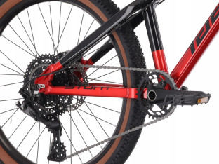 ROWER DIRT TABOU STUNT 24 JR HYDRAULIKA SHIMANO AIR SUSPENSION RED/BLACK