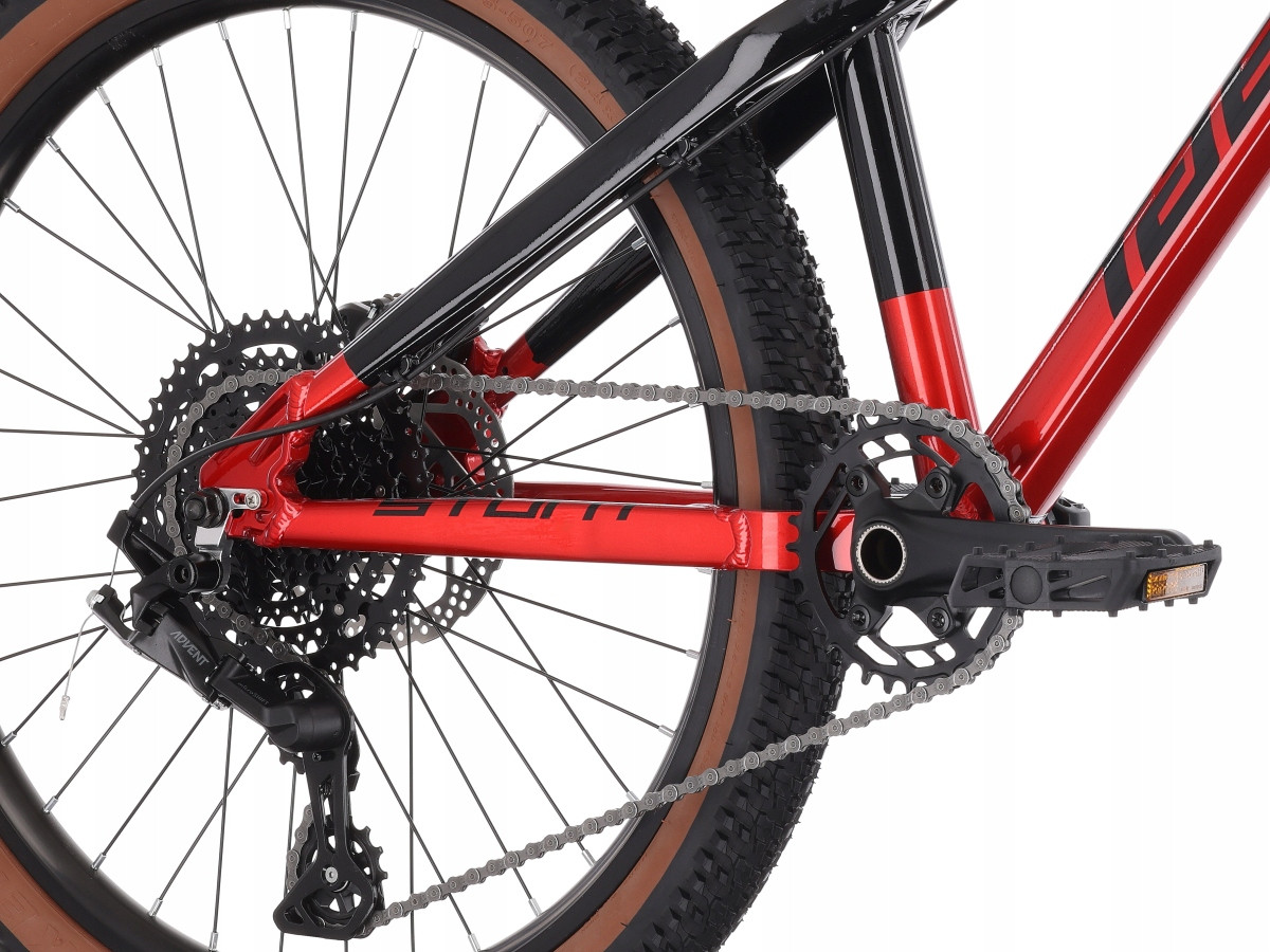 ROWER DIRT TABOU STUNT 24 JR HYDRAULIKA SHIMANO AIR SUSPENSION RED/BLACK